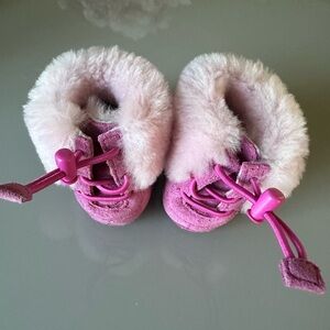 Pink UGG baby boots
